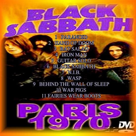 black sabbath live in paris 1970